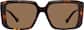 Front view of Rectangle Sunglasses 1168325 in Tortoiseshell thumbnail