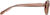 Side view of Cat-Eye Sunglasses 117015 in Brown thumbnail