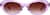 Front view of Cat-Eye Sunglasses 117017 in Purple thumbnail