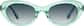 Front view of Cat-Eye Sunglasses 117024 in Green thumbnail