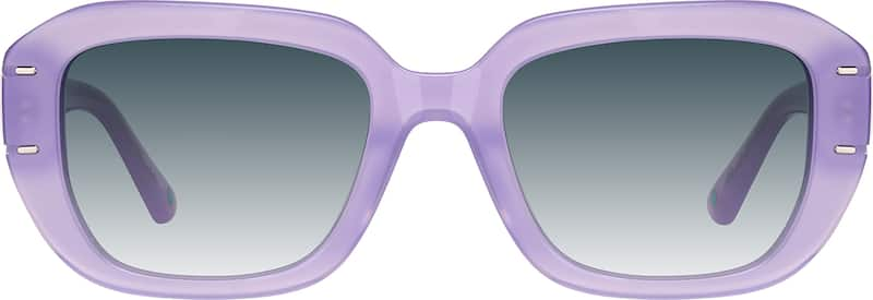 Purple Rectangle Sunglasses