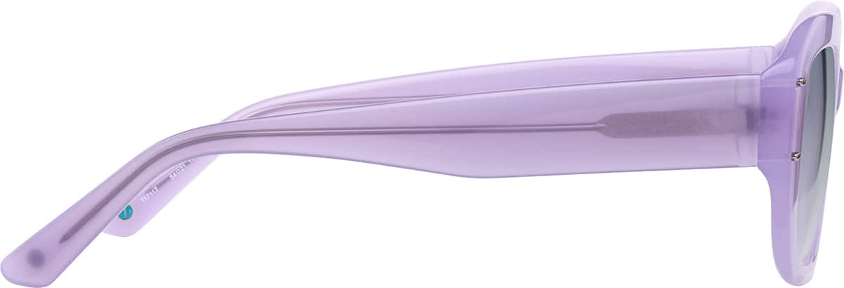 Side view of Rectangle Sunglasses 117117 in Purple