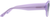 Side view of Rectangle Sunglasses 117117 in Purple thumbnail