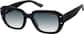 Angle view of Square Sunglasses 117121 in Black thumbnail