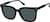 Angle view of Square Sunglasses 117221 in Black thumbnail
