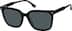 Square Sunglasses 117221 in Black