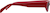 Side view of Rectangle Sunglasses 117318 in Red thumbnail