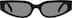 Rectangle Sunglasses 117321 in Black