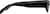 Side view of Rectangle Sunglasses 117321 in Black thumbnail