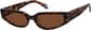 Angle view of Rectangle Sunglasses 117325 in Tortoiseshell thumbnail