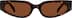Rectangle Sunglasses 117325 in Tortoiseshell