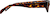 Side view of Rectangle Sunglasses 117325 in Tortoiseshell thumbnail
