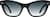 Front view of Cat-Eye Sunglasses 117421 in Black thumbnail