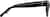Side view of Cat-Eye Sunglasses 117421 in Black thumbnail