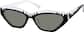 Angle view of Claire Bear Glasses 117521 in Black thumbnail