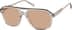 Crowd Noise Glasses 117715 in Brown