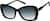 Angle view of Cat-Eye Sunglasses 117821 in Black thumbnail