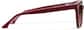 Side view of Square Sunglasses 117918 in Red thumbnail
