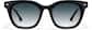 Front view of Square Sunglasses 117921 in Black thumbnail