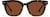 Front view of Square Sunglasses 117925 in Tortoiseshell thumbnail