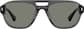 Front view of Aviator Sunglasses 118012 in Gray thumbnail