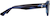 Side view of Aviator Sunglasses 118016 in Blue thumbnail