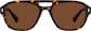 Front view of Aviator Sunglasses 118025 in Tortoiseshell thumbnail