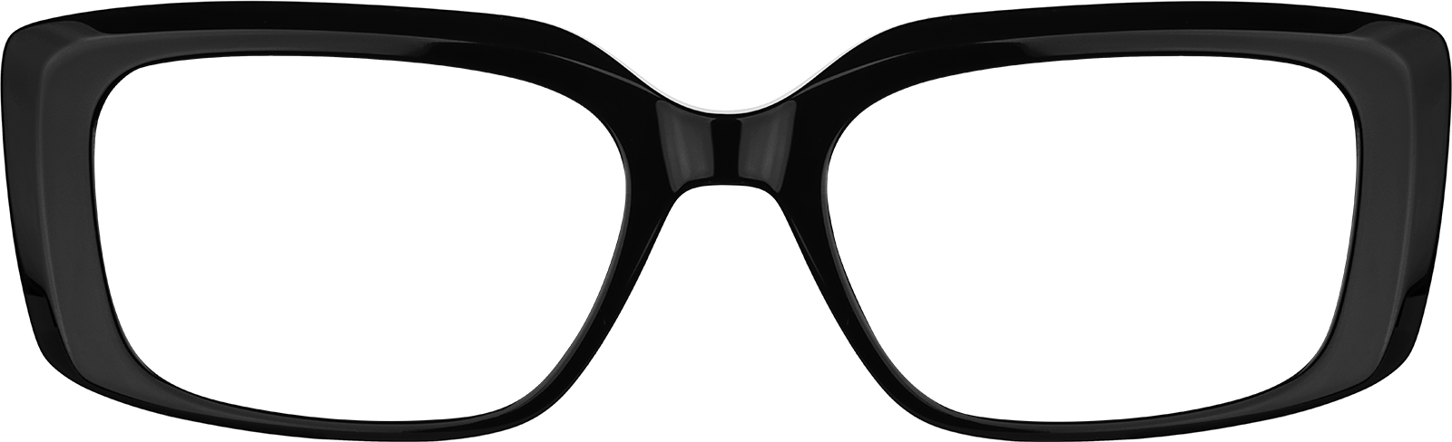 Black Rectangle Sunglasses #118121 | Zenni Optical Canada