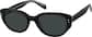 Angle view of Cat-Eye Sunglasses 118221 in Black thumbnail