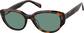 Angle view of Cat-Eye Sunglasses 118225 in Tortoiseshell thumbnail