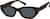Angle view of Cat-Eye Sunglasses 118318 in Red thumbnail