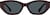 Front view of Cat-Eye Sunglasses 118318 in Red thumbnail