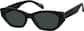 Angle view of Cat-Eye Sunglasses 118321 in Black thumbnail