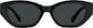 Front view of Cat-Eye Sunglasses 118321 in Black thumbnail