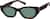 Angle view of Cat-Eye Sunglasses 118325 in Tortoiseshell thumbnail