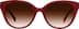 Cat-Eye Sunglasses 118418 in Red