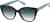 Angle view of Cat-Eye Sunglasses 118424 in Green thumbnail