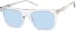 Angle view of Defenders Glasses 118523 in Clear thumbnail