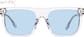 Front view of Defenders Glasses 118523 in Clear thumbnail