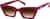 Angle view of Cat-Eye Sunglasses 118618 in Red thumbnail