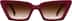 Cat-Eye Sunglasses 118618 in Red