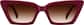 Front view of Cat-Eye Sunglasses 118618 in Red thumbnail