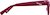 Side view of Cat-Eye Sunglasses 118618 in Red thumbnail
