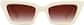 Front view of Cat-Eye Sunglasses 118630 in Cream thumbnail
