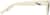 Side view of Cat-Eye Sunglasses 118630 in Cream thumbnail