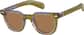 Angle view of Square Sunglasses 118924 in Green thumbnail