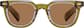 Front view of Square Sunglasses 118924 in Green thumbnail