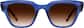 Front view of Square Sunglasses 119016 in Blue thumbnail