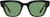 Front view of Square Sunglasses 119021 in Black thumbnail