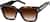 Angle view of Square Sunglasses 119225 in Tortoiseshell thumbnail